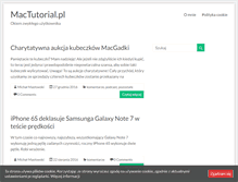 Tablet Screenshot of mactutorial.pl